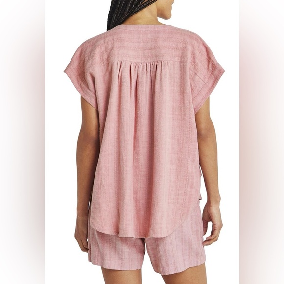 SPLENDID Priya Button Down Top in Pink Lotus NWT - Picture 2 of 7